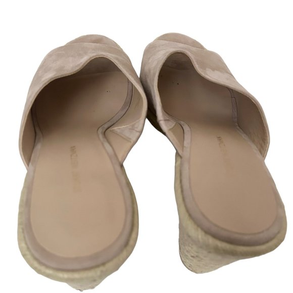 Stuart Weitzman Marabella Pink Suede Slip On Espadrille Wedges - Picture 7 of 11